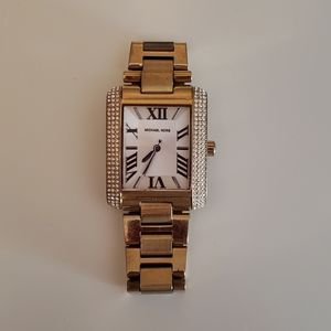 Michael Kors gold diamond watch